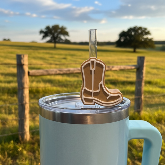 Cowboy Boot Straw Charm