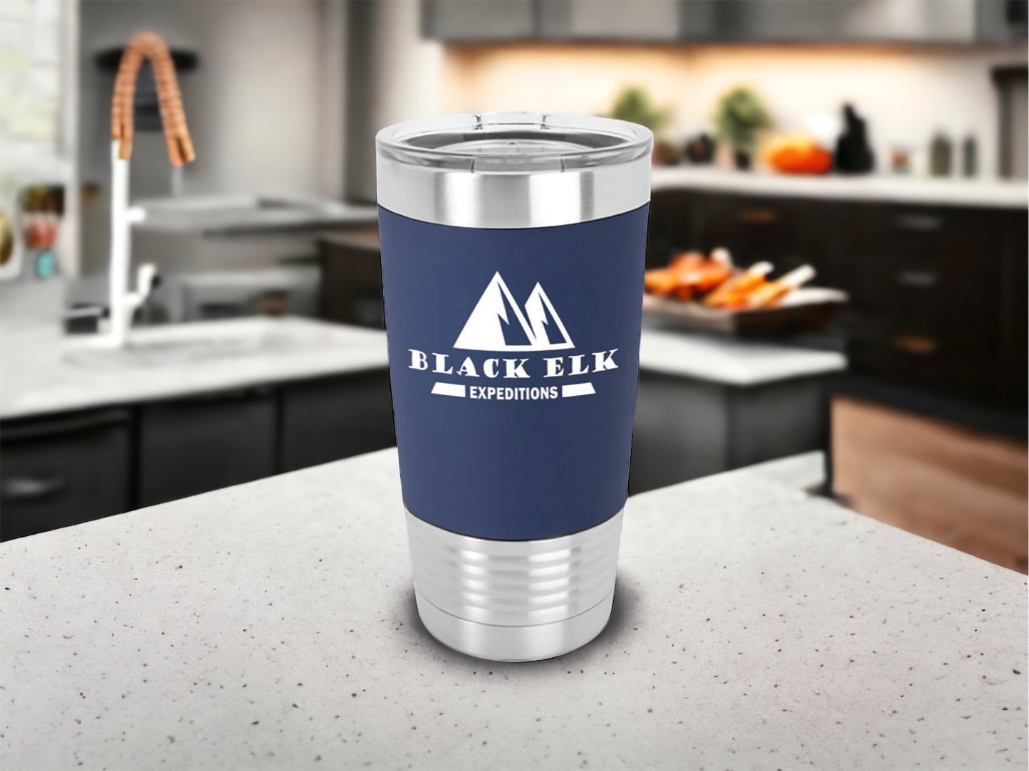 Navy Polar Camel Silicone Grip 20 oz