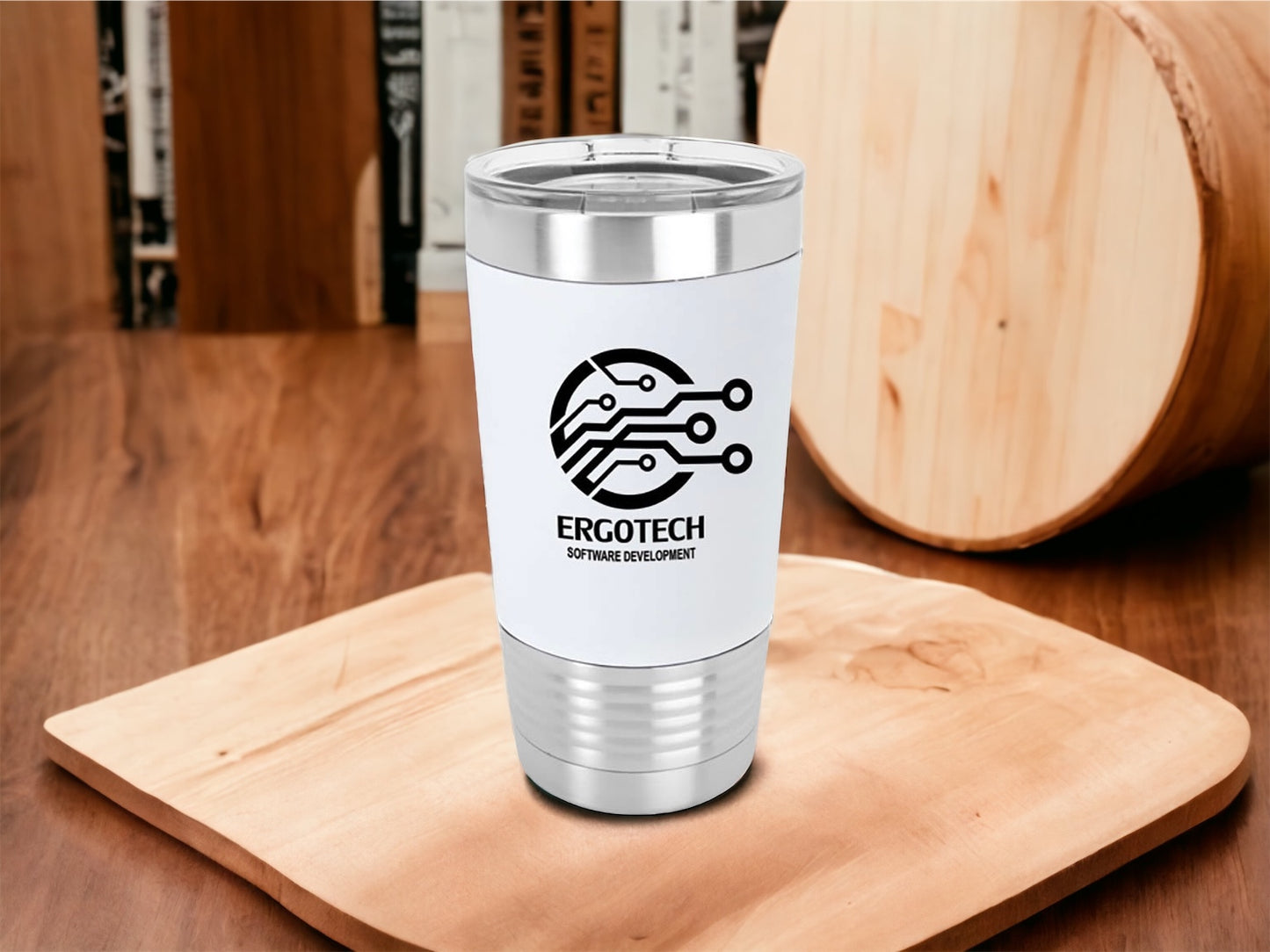 White Polar Camel Silicone Grip 20 oz