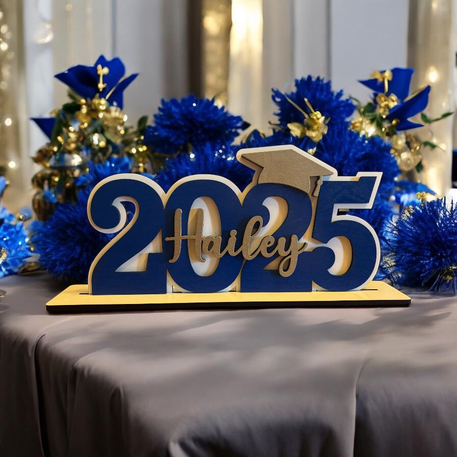 Personalized Graduation Sign & Centerpiece – Celebrate Your Senior in Style!