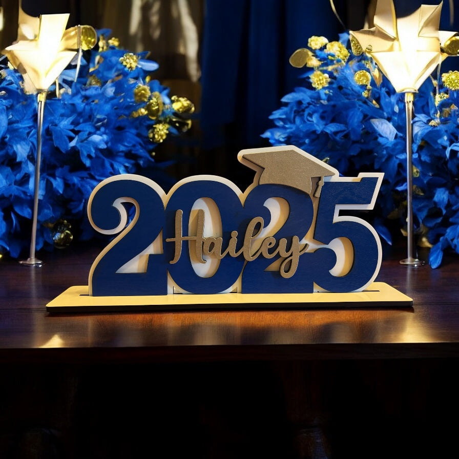 Personalized Graduation Sign & Centerpiece – Celebrate Your Senior in Style!