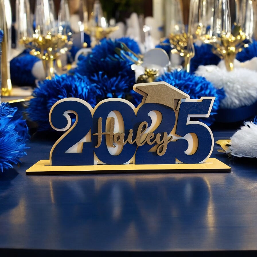 Personalized Graduation Sign & Centerpiece – Celebrate Your Senior in Style!