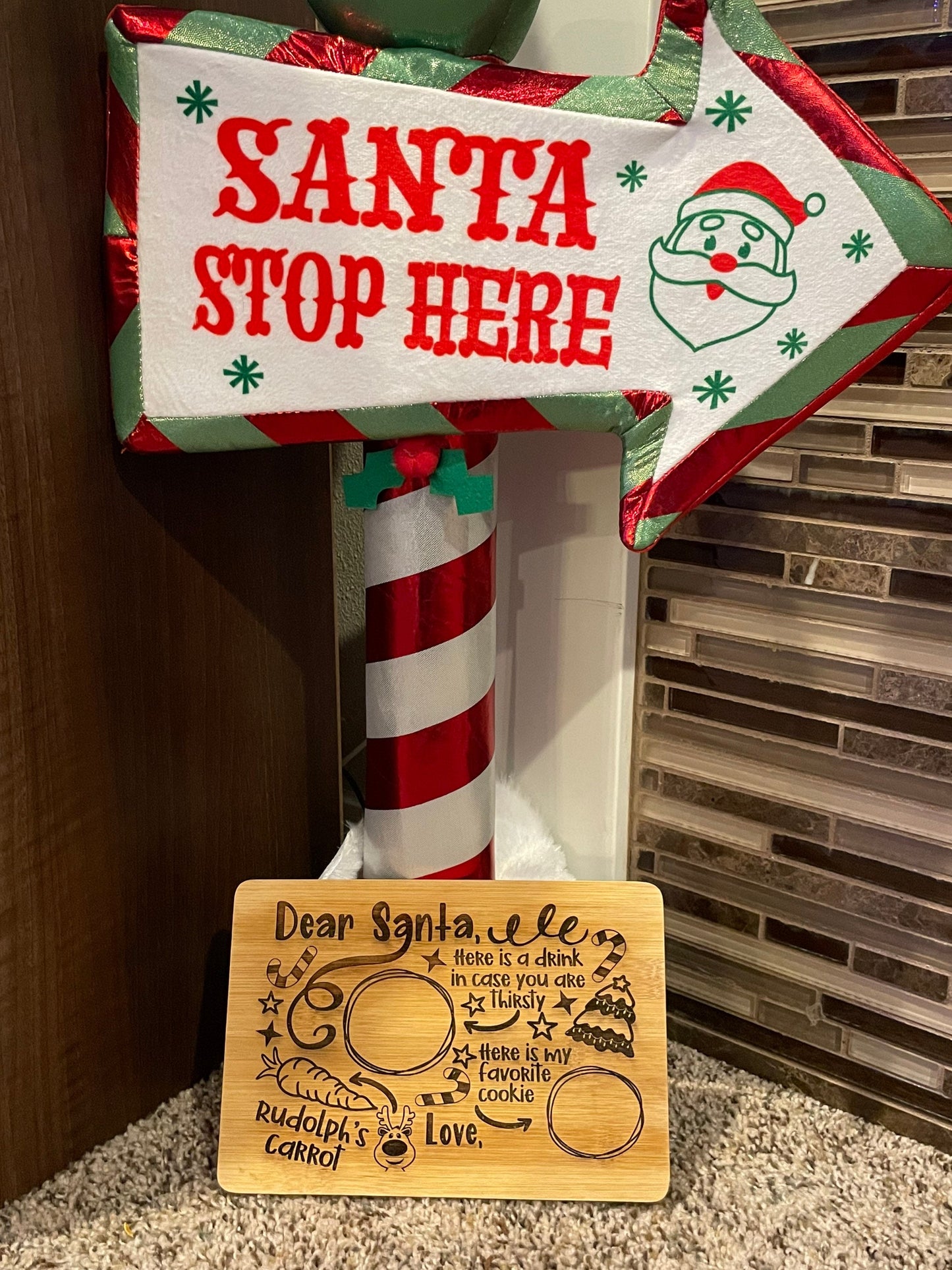 Santa Trays!! Perfect for Christmas Eve Tradition