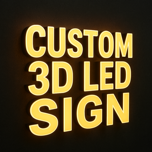 Custom 3D LED Signs