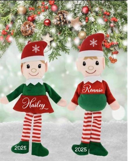 Personalized Plush Elves