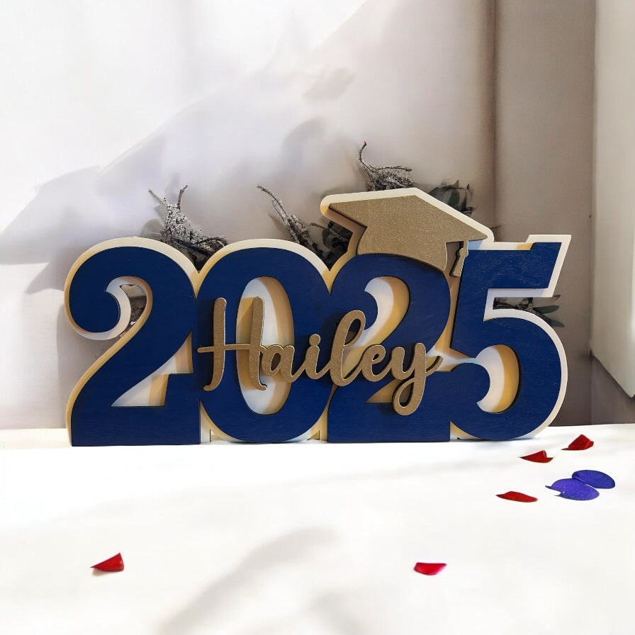 Personalized Graduation Sign & Centerpiece – Celebrate Your Senior in Style!