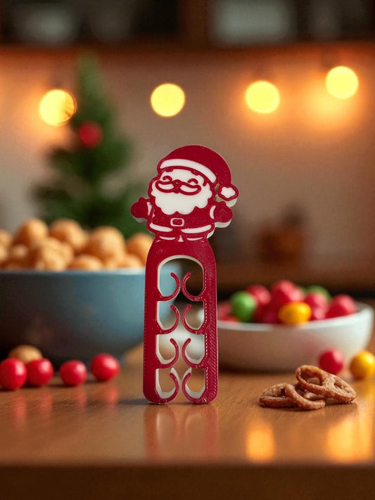 🎅 Santa Chip Clip – Holiday Cheer with a Handy Twist - Set of 3!